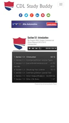 CDL Study Buddy android App screenshot 1